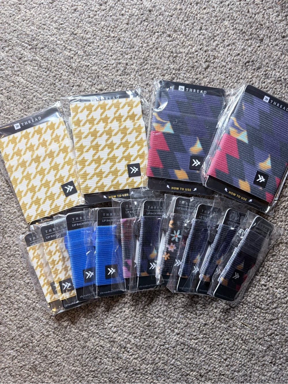 HUGE Thread Wallet Lot 15 items total